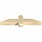 Ekena Millwork Eugene Rough Sawn Timber Gable Bracket, Douglas Fir, 36"W x 9"H x 4"D x 4"F, 6/12 Pitch GBW036X09X0404EUG00RDF - alternate 2